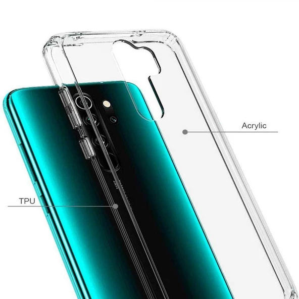 Xiaomi Redmi Note 8 Pro Ultra İnce Silikon Kılıf Şeffaf - 2