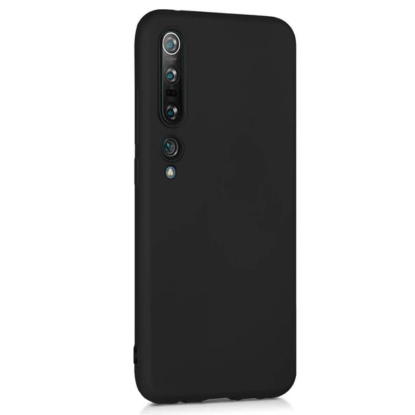 Xiaomi Mi 10 Pro Premium Silikon Kılıf Siyah