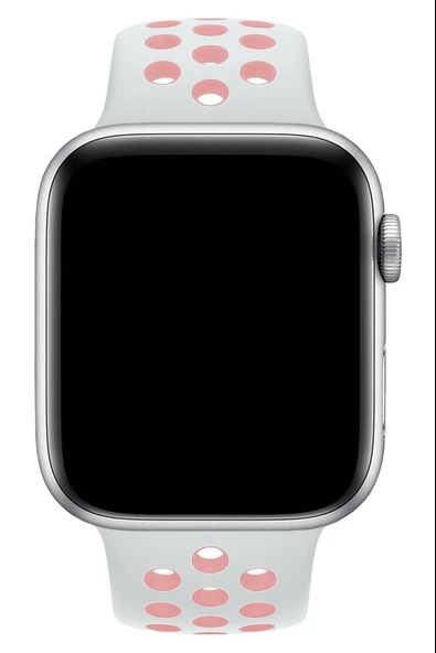 Apple Watch Series 6 38 MM Fileli Kordon Beyaz-Pembe - 2