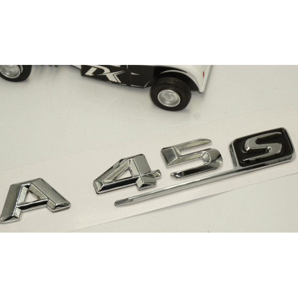 A45 S Bagaj Krom Metal 3M 3D Yazı Logo - Resim 3