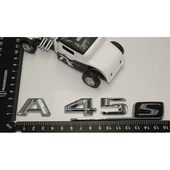 A45 S Bagaj Krom Metal 3M 3D Yazı Logo - Resim 5