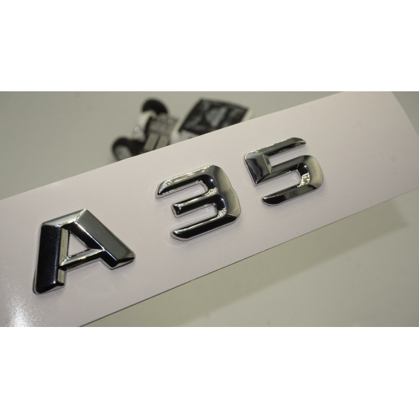 A35 Bagaj Krom Metal 3M 3D Yazı Logo