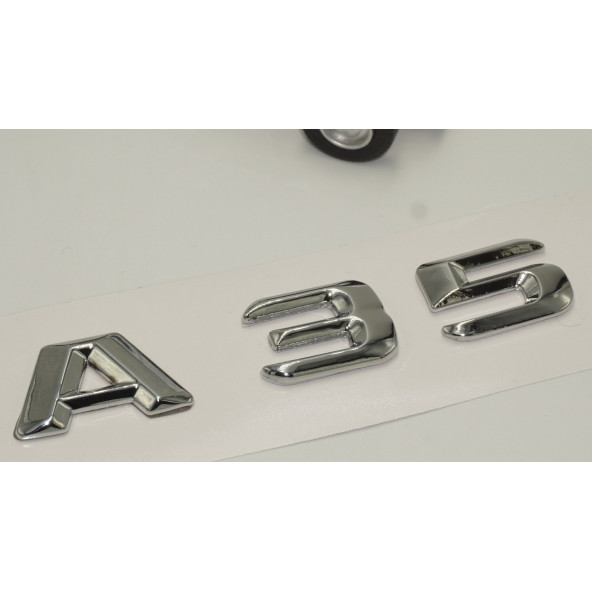 A35 Bagaj Krom Metal 3M 3D Yazı Logo - 3
