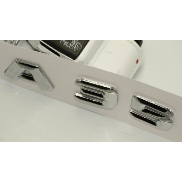 A35 Bagaj Krom Metal 3M 3D Yazı Logo - 4