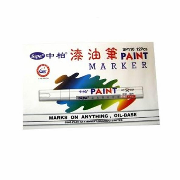 SIPA PAINT MARKER BEYAZ 12 LI (110)