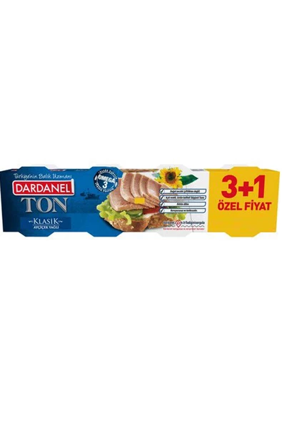 Dardanel Klasik Ton Balığı 4x75 gr