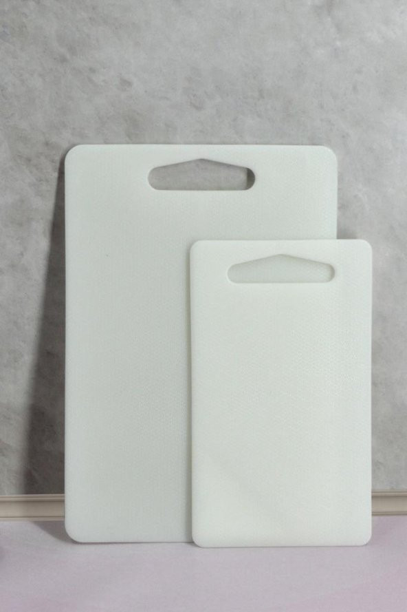 Kesme Tahtası Plastik 2li Beyaz - 2