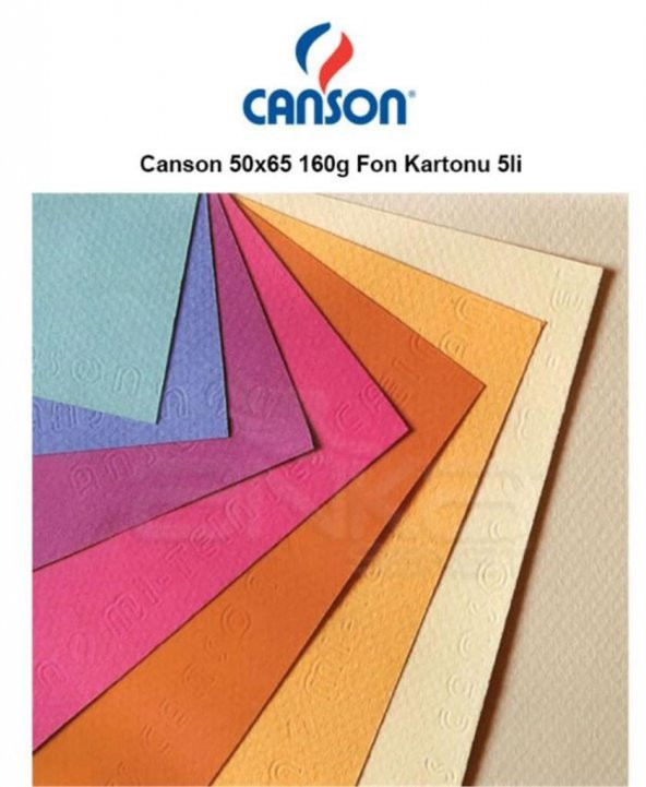 Canson Fon Kartonu (Dokulu) Mı-Teıntes 50x65 160 GR 104 Lılac 200321304-10-LI-PKT