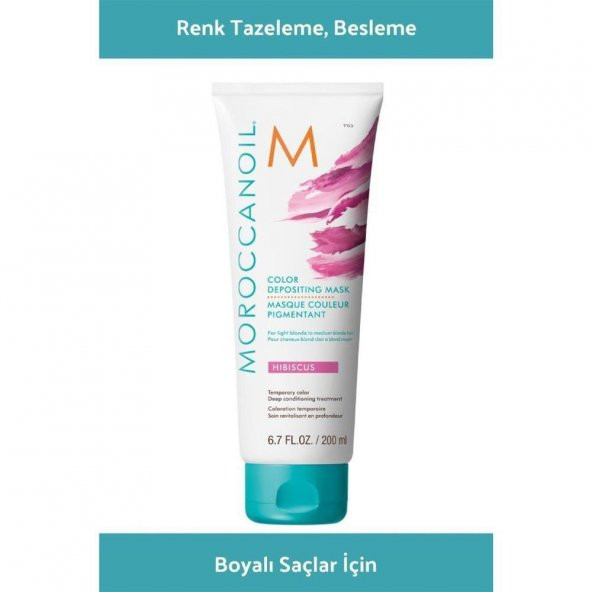 Moroccanoil Depositing Hibiscus Renk Tazeleyeci Bakım Maskesi 200ML
