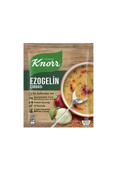 Knorr Hazır Çorba Ezogelin 12 Adet