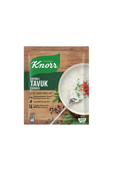 Knorr Hazır Çorba Kremalı Tavuk 12 Adet