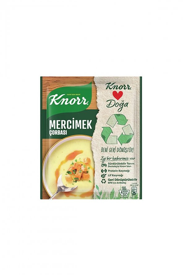 Knorr Hazır Çorba Mercimek 12 Adet