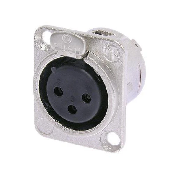 Neutrik Nc3fd-l-1 Şase Tip Dişi Xlr Connector