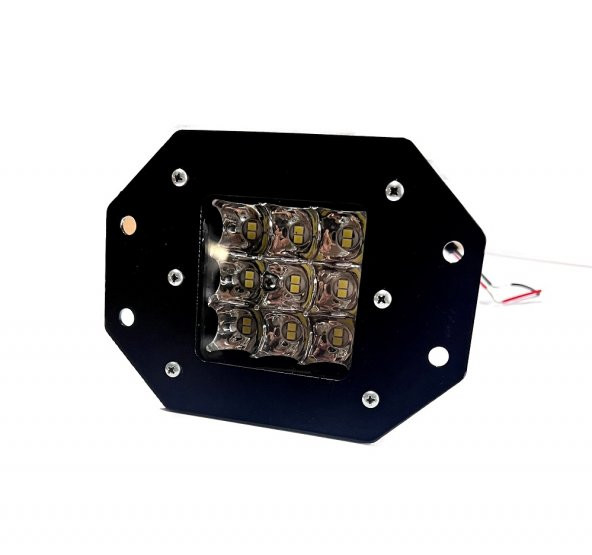 Tampon İçin Offroad Sis Farı Beyaz Gömme Tip 18 Ledli 54 watt Lamba