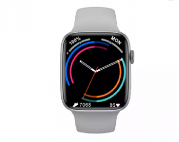 Watch 7 DT001 Akıllı Saat 1.99 Inch Full Ekran Gri Renk Galaxy Buds2 Pro Beyaz Kulakiçi Kulaklık - 4