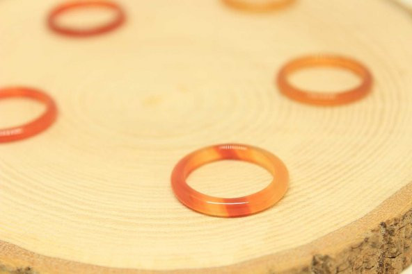 Akik Taşı Yüzük 3mm Kalınlığında (Standart Ölçü) ürün görseli