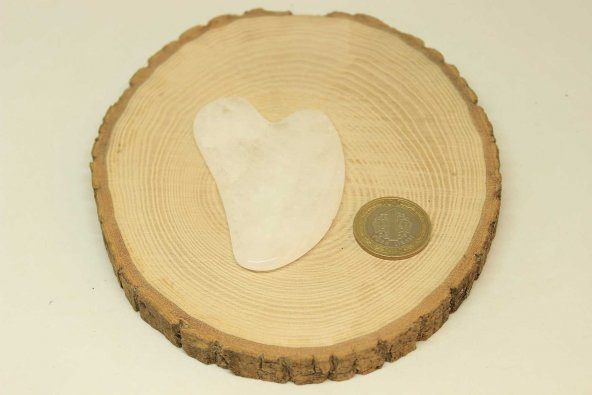Kristal Kuvars Taşı Gua Sha (Yüz Masaj Taşı)