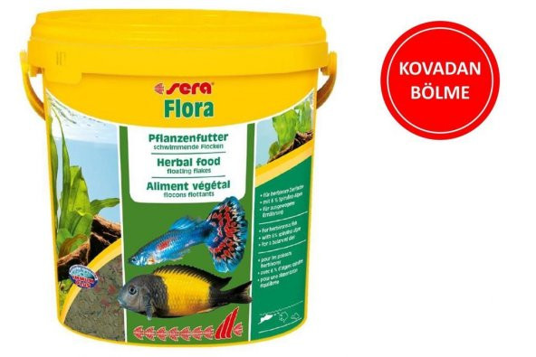 Sera Flora Bitkisel Pul Balık Yemi ( Kovadan Bölme ) 50 GR - 2