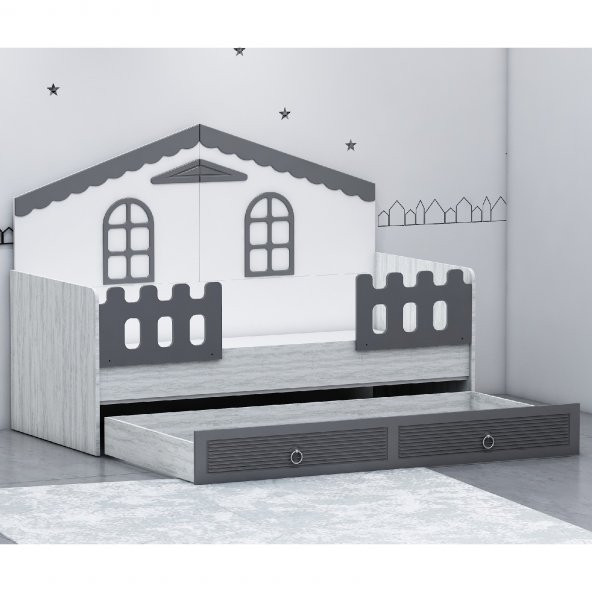 Garaj Home Tuana Membran Yavrulu Montessori Karyola + 2 Adet Yatak - 2