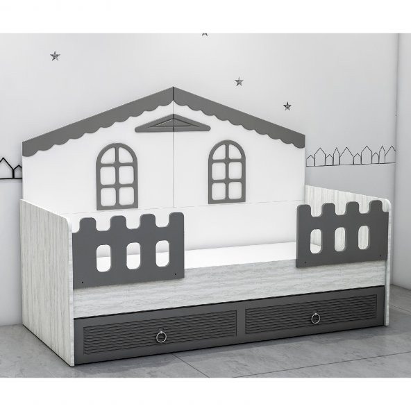 Garaj Home Tuana Membran Yavrulu Montessori Karyola + 2 Adet Yatak - 3