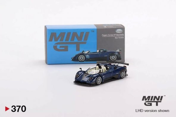 Mini GT 1:64 Pagani Zonda HP Barchetta Blue Tricolore