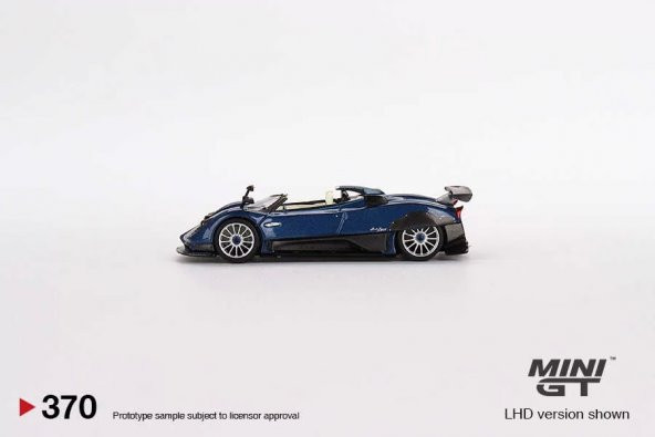 Mini GT 1:64 Pagani Zonda HP Barchetta Blue Tricolore - 3