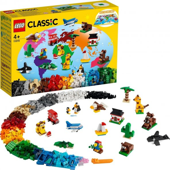 Lego Classic Dünya Turu 11015 (950 Parça)