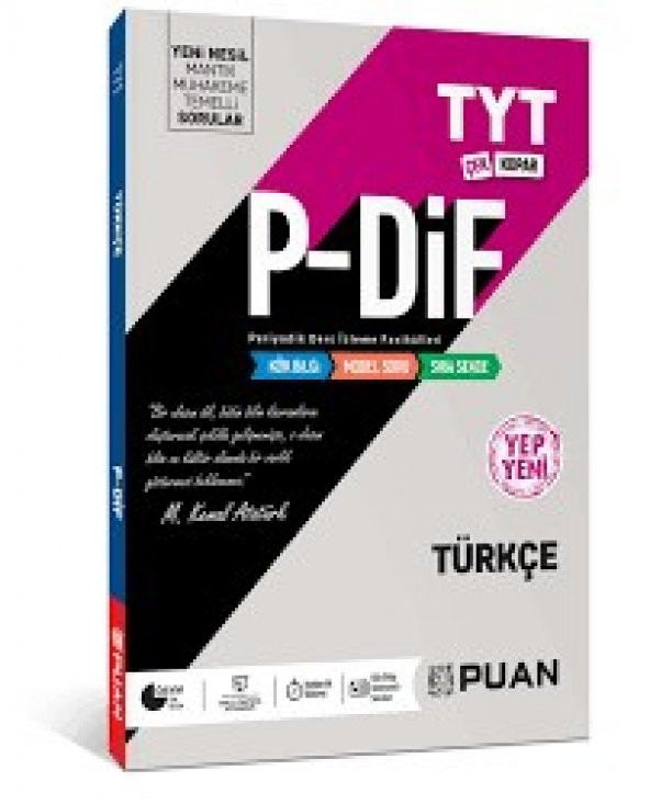 TYT Türkçe PDİF Konu Anlatım Fasikülleri Puan Yayınları