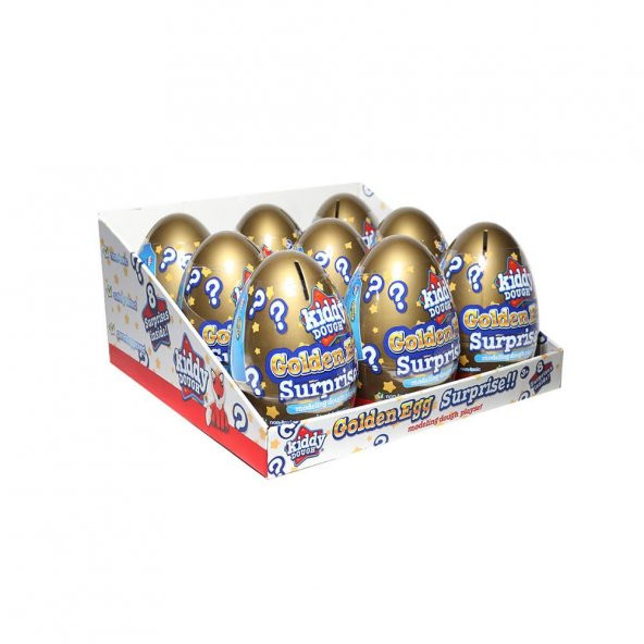 Kiddy Dough Golden Egg Dev Altın Sürpriz Yumurta 1 Adet Fiyatıdır