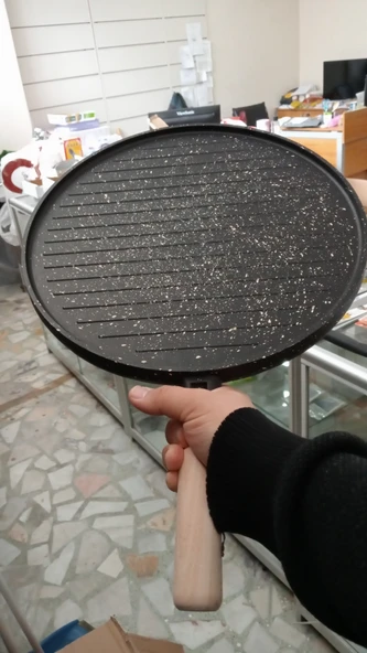 Tavacı 32 Cm Çift Taraflı Ikiz Balık Ve Börek Tavası Siyah - 5
