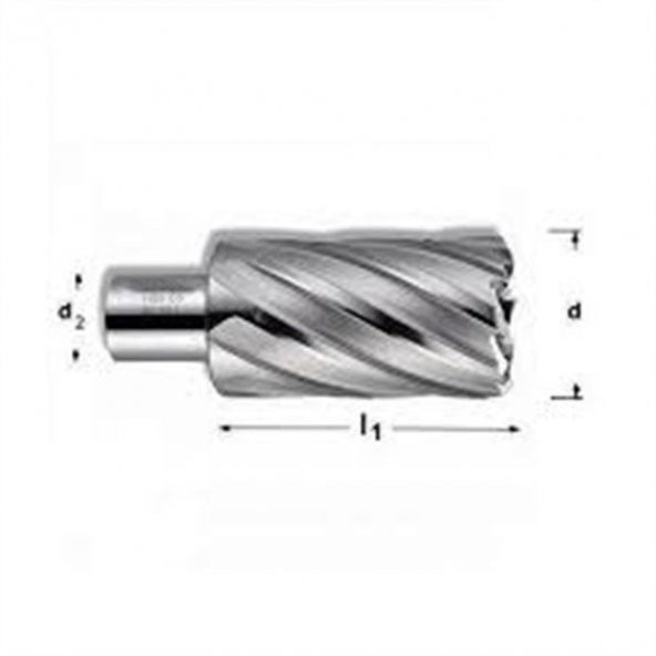 BERİNG 21.0 MM 50 MM HSSCO MANYETİK MATKAP UCU UZUN