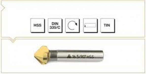 MAKİNA TAKIM HAVŞA FREZE 8 MM 60 DRC HSS DIN 334/C