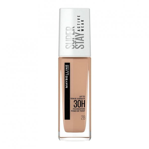 Maybelline New York Superstay Active Wear Fondöten- 28 Soft Beige