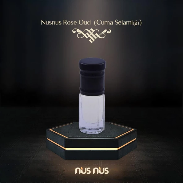 Nusnus Rose Oud  (Cuma Selamlığı) 12 ml - 2