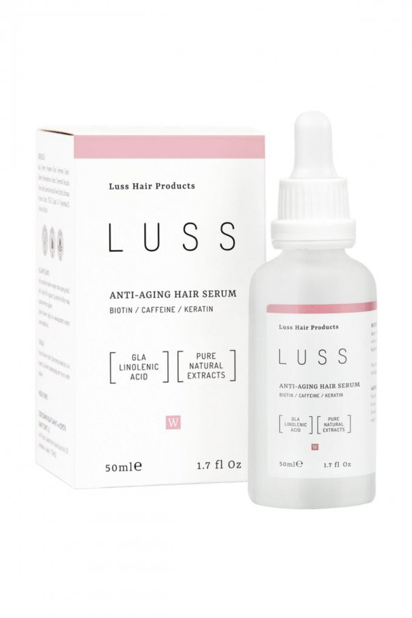 LUSS - Kadın Anti Aging Hair Serum - Saç Yoğunlaştırıcı , Anti Aging , Dökülme Karşıtı 50ML