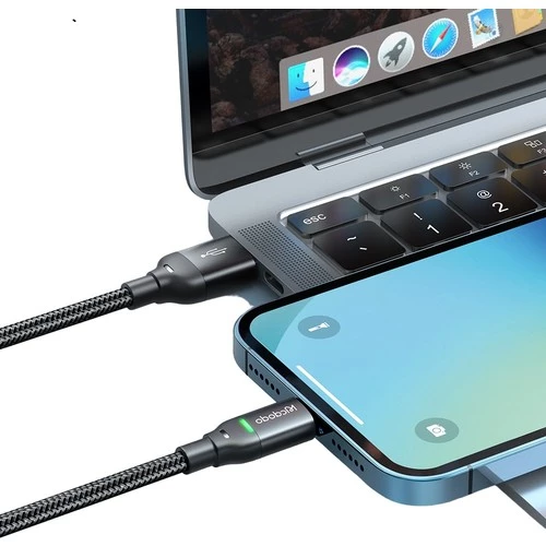 Mcdodo CA-2700 iPhone Lightining Şarj ve Data Kablosu 1.2m Siyah - 2