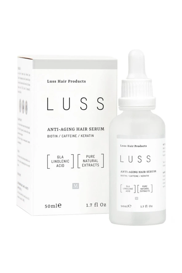 LUSS - Erkek Anti Aging Hair Serum - Saç Yoğunlaştırıcı , Anti Aging , Dökülme Karşıtı 50004 -275ml