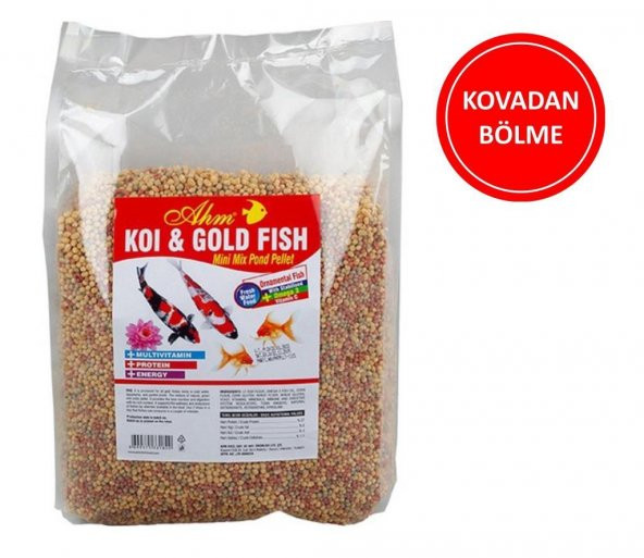 AHM Koi ve Japon Mix Yem (KOVADAN BÖLME) 50 Gr - 2