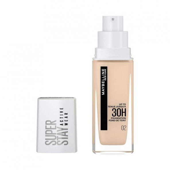 Maybelline New York Superstay Active Wear Fondöten- 02 Naked Ivory