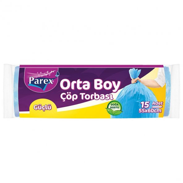 PAREX GÜÇLÜ ÇÖP TORBASI BÜYÜK  BOY -YENİ