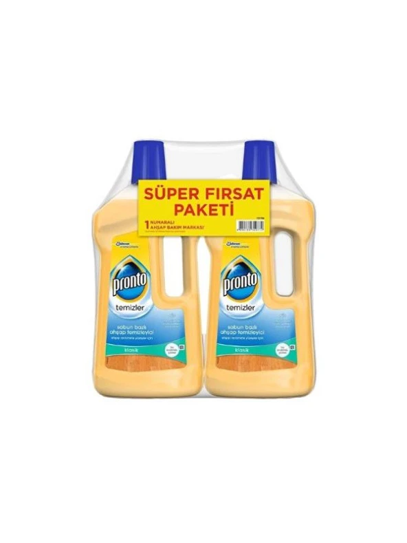 PRONTO AHŞAP TEM. KLASİK 2'Lİ PAKET 750 ml