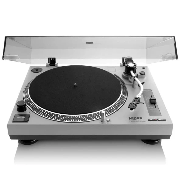 Lenco L-3810 Gy Usbli Mp3e Kayıt Özellikli Pikap Plak Çalar Gri