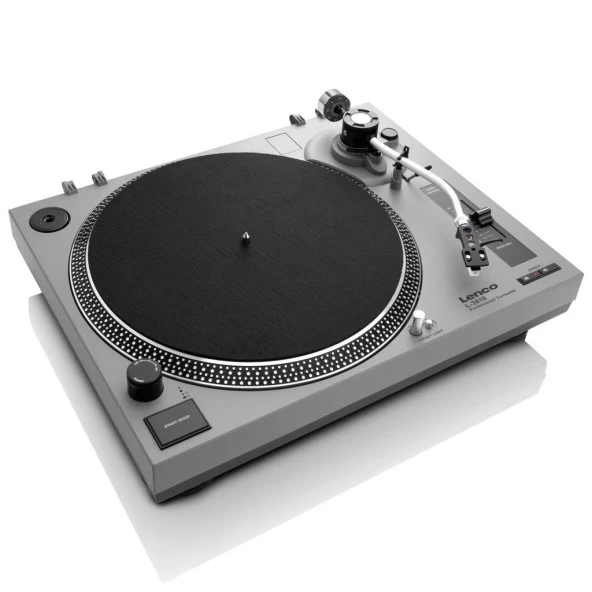 Lenco L-3810 Gy Usbli Mp3e Kayıt Özellikli Pikap Plak Çalar Gri - 4