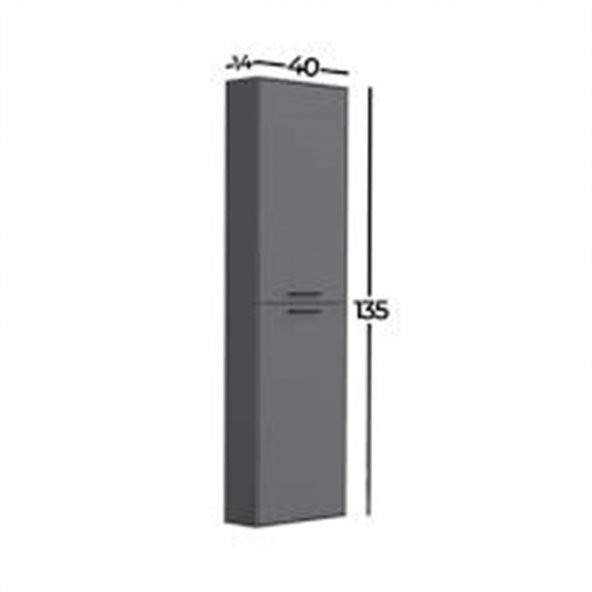 BELİNZA URBAN BOY DOLABI 40 CM - 2