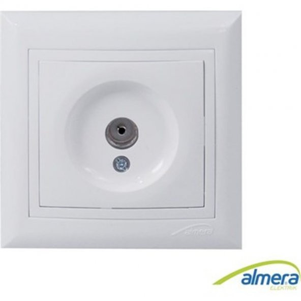 ALMERA BEYAZ TV ANTEN PRİZİ