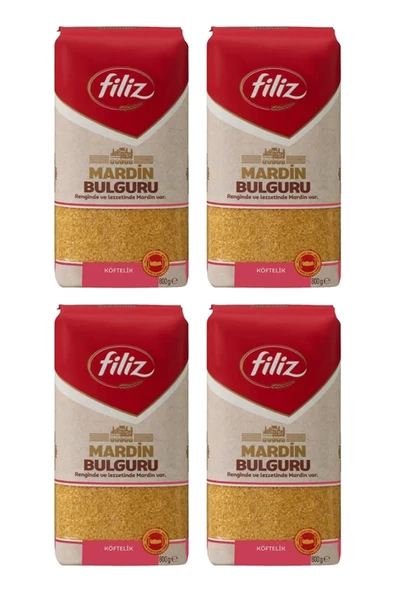 FİLİZ Mardin Bulguru 800 gr Köftelik 4 Adet