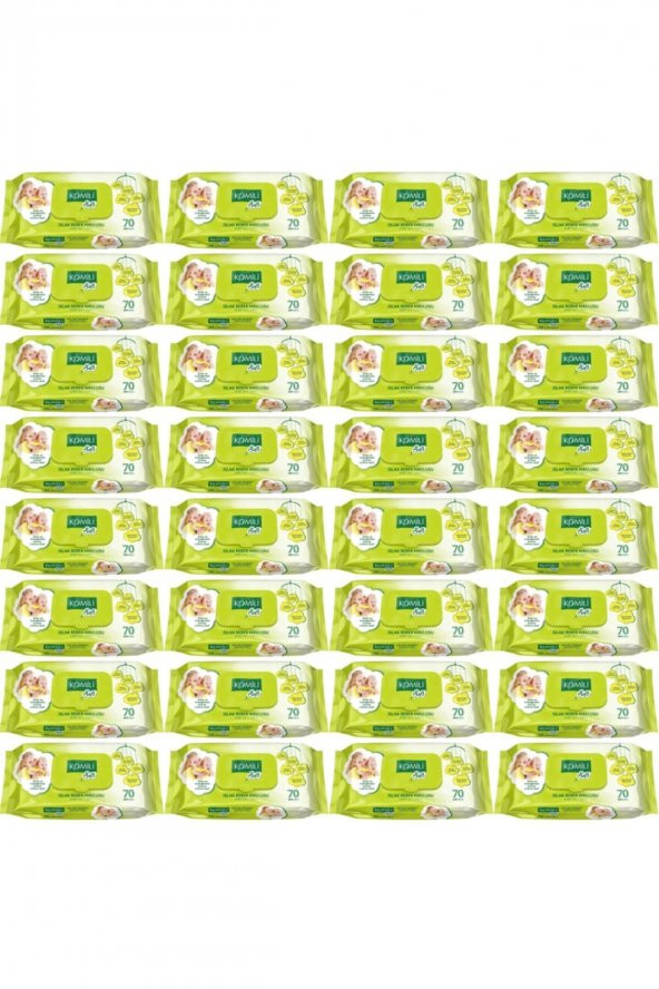 Soft Islak Bebek Havlusu 70 Li 32 Adet