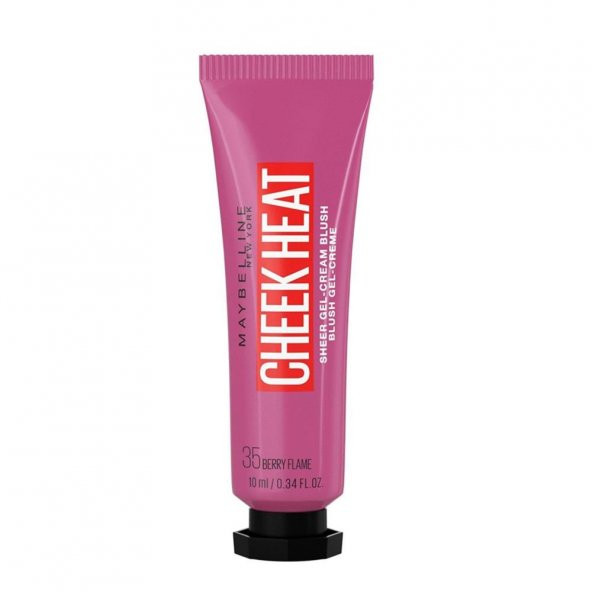 Maybelline New York Cheek Heat Likit Allık 35 Berry Flame Koyu Pembe