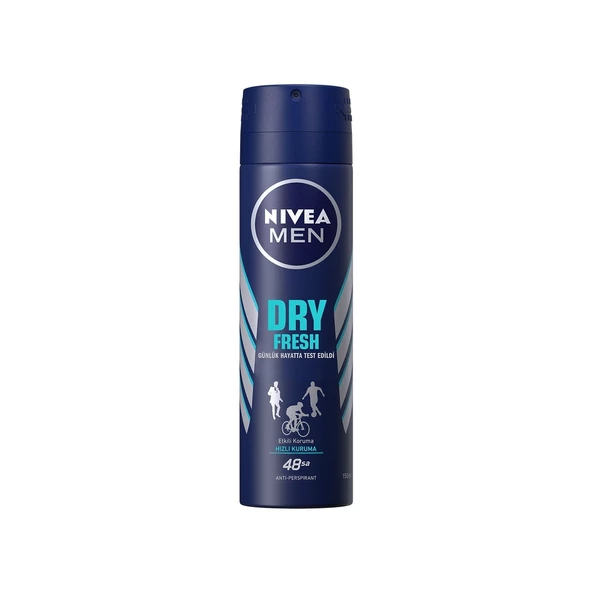 Nivea Dry Fresh Erkek Sprey Deodorant 150Ml