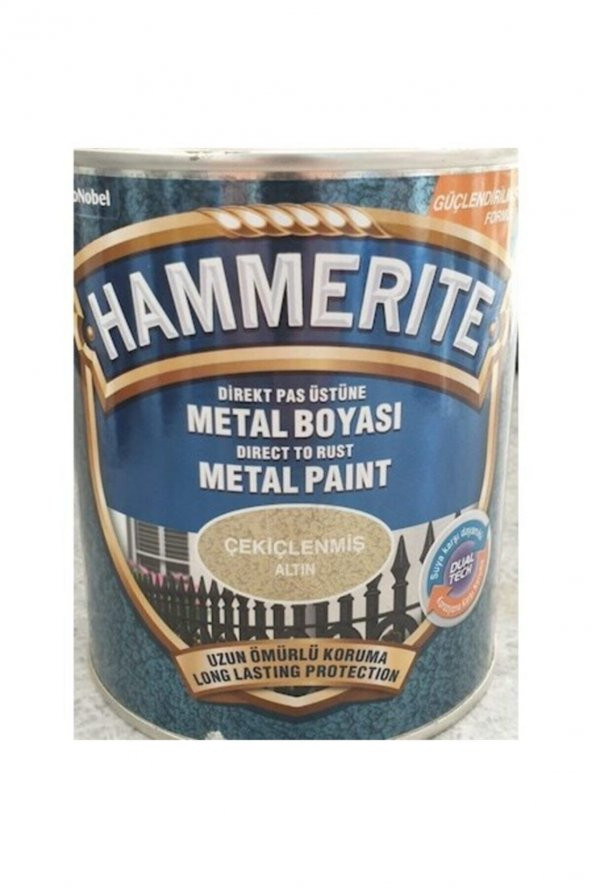 HAMMERİTE METAL BOYASI ÇEKİÇLENMİŞ DESEN ALTIN 2,5 LT